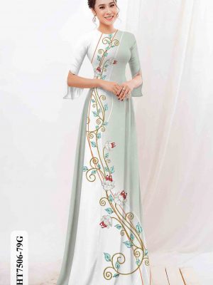 Vải áo dài hoa in 3D thiết kế 2020 AD HT7506 20 1603784465 390 Vai ao dai hoa in 3D thiet ke 2020 AD