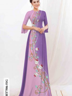 Vải áo dài hoa in 3D thiết kế 2020 AD HT7506 24 1603784466 165 Vai ao dai hoa in 3D thiet ke 2020 AD