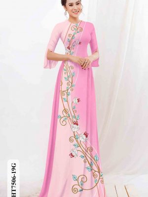 Vải áo dài hoa in 3D thiết kế 2020 AD HT7506 29 1603784467 156 Vai ao dai hoa in 3D thiet ke 2020 AD