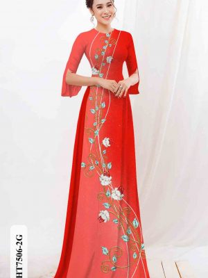 Vải áo dài hoa in 3D thiết kế 2020 AD HT7506 31 1603784467 403 Vai ao dai hoa in 3D thiet ke 2020 AD