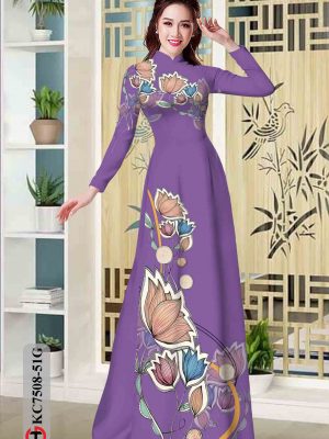 Vải áo dài hoa in 3D kiểu mới AD KC7508 30 1603784590 365 Vai ao dai hoa in 3D kieu moi AD KC7508