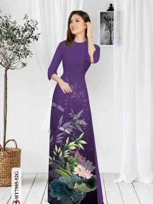 1603785159 314 Vai ao dai hoa sen kieu moi AD HT7505