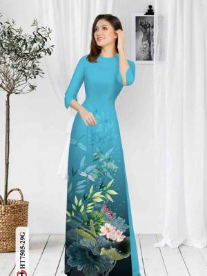 1603785161 210 Vai ao dai hoa sen kieu moi AD HT7505