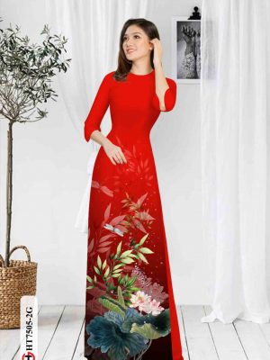 1603785162 819 Vai ao dai hoa sen kieu moi AD HT7505