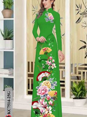 Vải áo dài hoa in 3D kiểu mới AD KC7514 24 1603858912 502 Vai ao dai hoa in 3D kieu moi AD KC7514