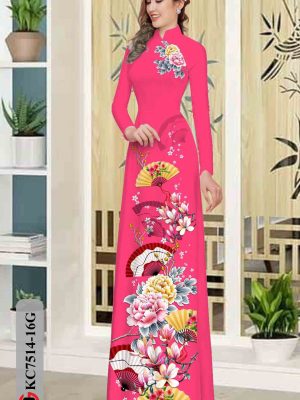 Vải áo dài hoa in 3D kiểu mới AD KC7514 23 1603858912 790 Vai ao dai hoa in 3D kieu moi AD KC7514
