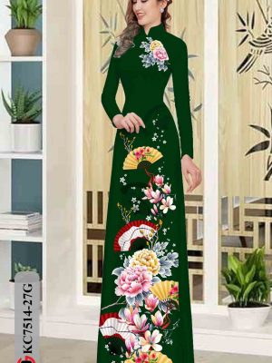 Vải áo dài hoa in 3D kiểu mới AD KC7514 25 1603858913 234 Vai ao dai hoa in 3D kieu moi AD KC7514