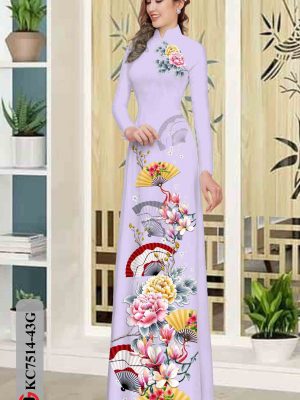 Vải áo dài hoa in 3D kiểu mới AD KC7514 29 1603858913 247 Vai ao dai hoa in 3D kieu moi AD KC7514