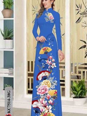 Vải áo dài hoa in 3D kiểu mới AD KC7514 27 1603858913 272 Vai ao dai hoa in 3D kieu moi AD KC7514