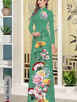 Vải áo dài hoa in 3D kiểu mới AD KC7514 31 1603858914 24 Vai ao dai hoa in 3D kieu moi AD KC7514