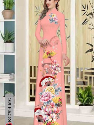 Vải áo dài hoa in 3D kiểu mới AD KC7514 35 1603858915 598 Vai ao dai hoa in 3D kieu moi AD KC7514