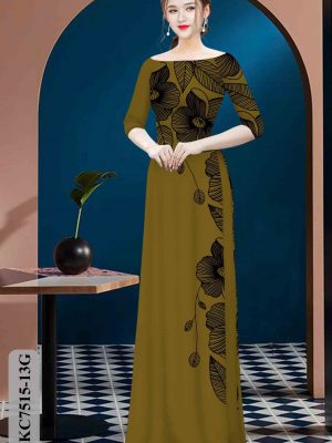 Vải áo dài hoa in 3D mới ra AD KC7515 20 1603859056 780 Vai ao dai hoa in 3D moi ra AD KC7515