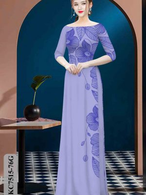 Vải áo dài hoa in 3D mới ra AD KC7515 31 1603859058 391 Vai ao dai hoa in 3D moi ra AD KC7515
