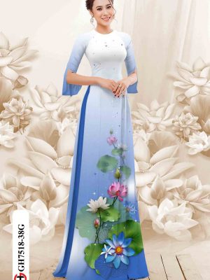 1603859269 456 Vai ao dai hoa sen thiet ke 2020 AD GH7581