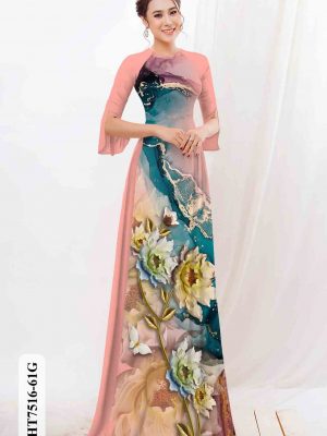 Vải áo dài hoa in 3D kiểu mới AD HT7516 18 1603859593 194 Vai ao dai hoa in 3D kieu moi AD HT7516