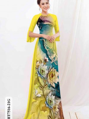 Vải áo dài hoa in 3D kiểu mới AD HT7516 27 1603859594 984 Vai ao dai hoa in 3D kieu moi AD HT7516