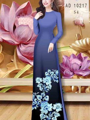 Vải áo dài hoa in 3D kiểu mới AD 10217 22 1603860794 598 Vai ao dai hoa in 3D kieu moi AD 10217