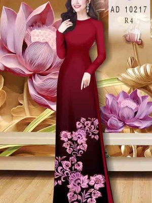Vải áo dài hoa in 3D kiểu mới AD 10217 21 1603860794 710 Vai ao dai hoa in 3D kieu moi AD 10217