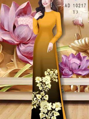 Vải áo dài hoa in 3D kiểu mới AD 10217 23 1603860794 719 Vai ao dai hoa in 3D kieu moi AD 10217