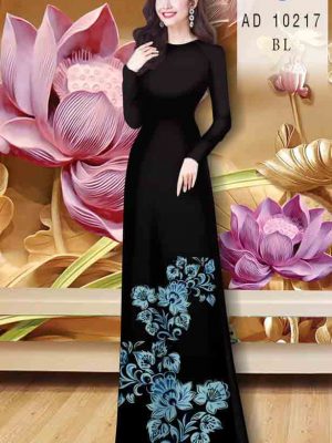 Vải áo dài hoa in 3D kiểu mới AD 10217 24 1603860795 935 Vai ao dai hoa in 3D kieu moi AD 10217