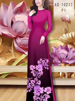 Vải áo dài hoa in 3D kiểu mới AD 10217 30 1603860796 33 Vai ao dai hoa in 3D kieu moi AD 10217