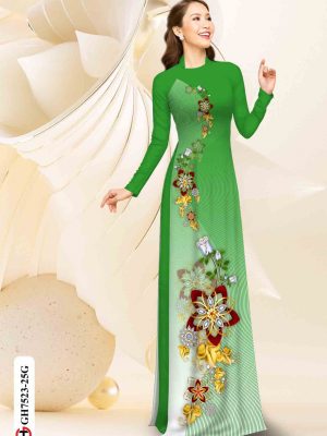 Vải áo dài hoa văn mới ra AD GH7523 20 1603940865 731 Vai ao dai hoa van moi ra AD GH7523