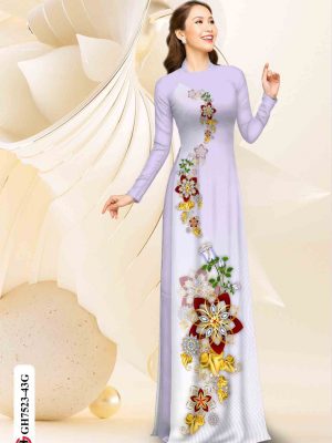 Vải áo dài hoa văn mới ra AD GH7523 21 1603940866 61 Vai ao dai hoa van moi ra AD GH7523