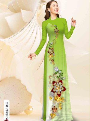 Vải áo dài hoa văn mới ra AD GH7523 27 1603940867 607 Vai ao dai hoa van moi ra AD GH7523