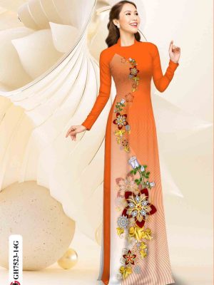 Vải áo dài hoa văn mới ra AD GH7523 25 1603940867 746 Vai ao dai hoa van moi ra AD GH7523