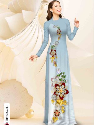 Vải áo dài hoa văn mới ra AD GH7523 28 1603940868 824 Vai ao dai hoa van moi ra AD GH7523