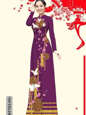 Vải áo dài hoa đào thiết kế 2020 AD HT7522 20 1603941017 912 Vai ao dai hoa dao thiet ke 2020 AD HT7522
