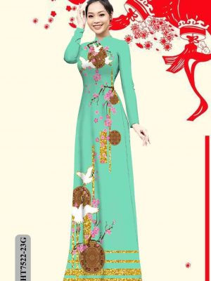 Vải áo dài hoa đào thiết kế 2020 AD HT7522 23 1603941018 110 Vai ao dai hoa dao thiet ke 2020 AD HT7522
