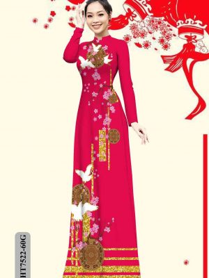 Vải áo dài hoa đào thiết kế 2020 AD HT7522 28 1603941019 79 Vai ao dai hoa dao thiet ke 2020 AD HT7522
