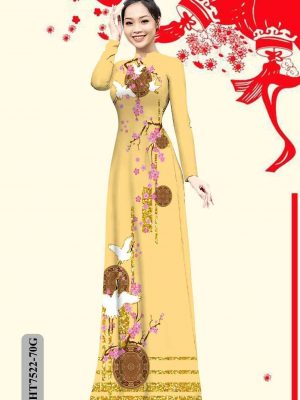 Vải áo dài hoa đào thiết kế 2020 AD HT7522 29 1603941020 16 Vai ao dai hoa dao thiet ke 2020 AD HT7522