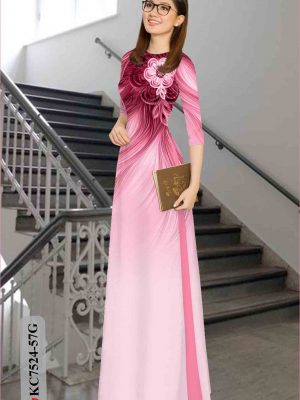 Vải áo dài hoa văn thiết kế 2020 AD KC7524 24 1603941582 213 Vai ao dai hoa van thiet ke 2020 AD KC7524