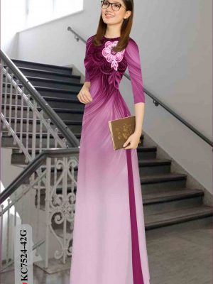 Vải áo dài hoa văn thiết kế 2020 AD KC7524 28 1603941583 175 Vai ao dai hoa van thiet ke 2020 AD KC7524