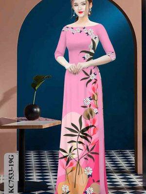 Vải áo dài hoa in 3D thiết kế 2020 AD KC7533 18 1604035374 317 Vai ao dai hoa in 3D thiet ke 2020 AD