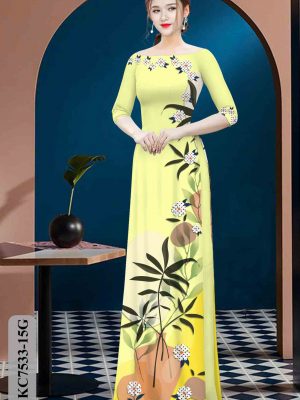Vải áo dài hoa in 3D thiết kế 2020 AD KC7533 16 1604035374 676 Vai ao dai hoa in 3D thiet ke 2020 AD