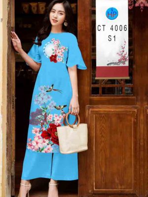 Vải áo dài hoa in 3D mới ra AD CT4006 26 1604035591 326 Vai ao dai hoa in 3D moi ra AD CT4006