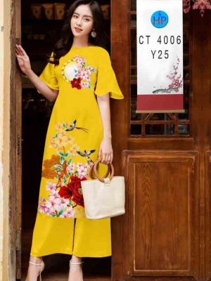 Vải áo dài hoa in 3D mới ra AD CT4006 24 1604035591 398 Vai ao dai hoa in 3D moi ra AD CT4006
