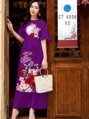 Vải áo dài hoa in 3D mới ra AD CT4006 27 1604035592 689 Vai ao dai hoa in 3D moi ra AD CT4006