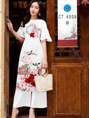 Vải áo dài hoa in 3D mới ra AD CT4006 30 1604035592 6 Vai ao dai hoa in 3D moi ra AD CT4006
