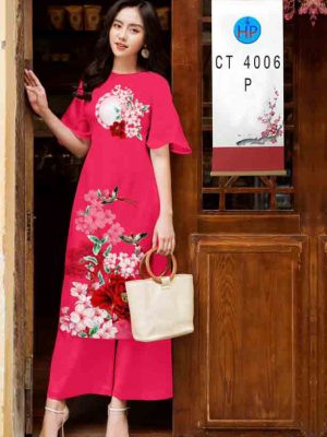 Vải áo dài hoa in 3D mới ra AD CT4006 33 1604035593 309 Vai ao dai hoa in 3D moi ra AD CT4006