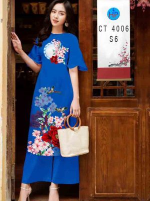 Vải áo dài hoa in 3D mới ra AD CT4006 35 1604035593 435 Vai ao dai hoa in 3D moi ra AD CT4006