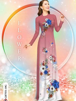 Vải áo dài hoa in 3D thiết kế 2020 AD GH7531 20 1604035967 145 Vai ao dai hoa in 3D thiet ke 2020 AD