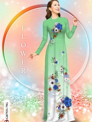 Vải áo dài hoa in 3D thiết kế 2020 AD GH7531 21 1604035967 373 Vai ao dai hoa in 3D thiet ke 2020 AD
