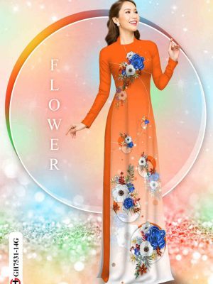 Vải áo dài hoa in 3D thiết kế 2020 AD GH7531 23 1604035967 425 Vai ao dai hoa in 3D thiet ke 2020 AD