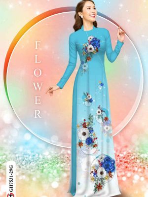 Vải áo dài hoa in 3D thiết kế 2020 AD GH7531 24 1604035968 11 Vai ao dai hoa in 3D thiet ke 2020 AD