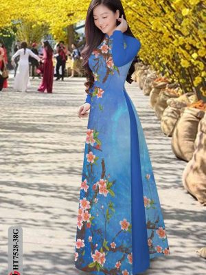 Vải áo dài hoa in 3D thiết kế 2020 AD HT7528 31 1604036782 144 Vai ao dai hoa in 3D thiet ke 2020 AD