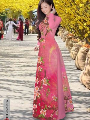 Vải áo dài hoa in 3D thiết kế 2020 AD HT7528 29 1604036782 560 Vai ao dai hoa in 3D thiet ke 2020 AD